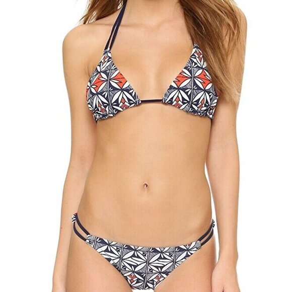 Clearout-Tory Burch Acoma Reversible Bikini Top & Hipster Bottom in size XS/S - Picture 2 of 9